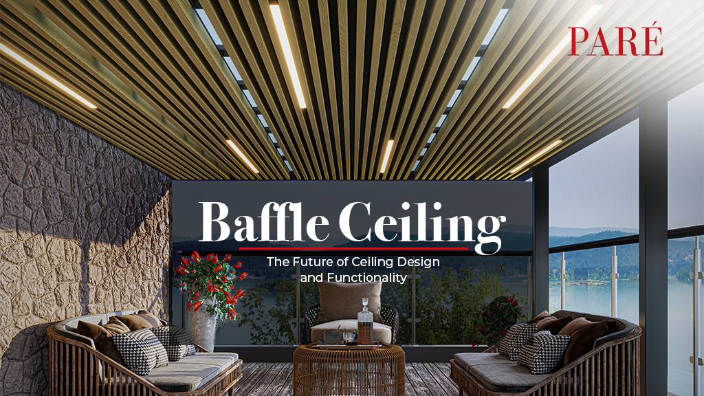 Baffel celling