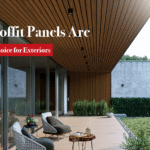 soffit panel in balcony